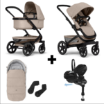Kinderwagen Joolz Geo³ Sandy Taupe Special Edition + Autostoel Maxi-Cosi Pebble 360 Pro2 Slide Tech, Base&Accessoires