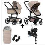 Kinderwagen Joolz Day5 Sandy Taupe Special Edition + Autostoel Maxi-Cosi Pebble 360 Pro2 Slide Tech, Base&Accessoires