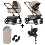 Kinderwagen Joolz Geo³ Sandy Taupe + Autostoel Maxi-Cosi Pebble 360 Pro2 Slide Tech, Base&Accessoires