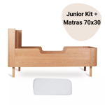Junior Kit Quax Yume Natural Ash met Matras 70x30 Wit