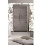 Kast Nordica Driftwood Black Grip (2-deurs)