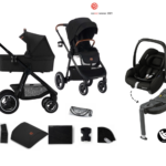 Kinderwagen Kinderkraft Everyday Black met Autostoel Maxi-Cosi CabrioFix met Base