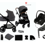 Kinderwagen Kinderkraft Everyday Dark Grey met Autostoel Maxi-Cosi CabrioFix met Base