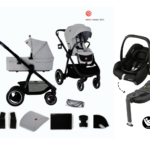 Kinderwagen Kinderkraft Everyday Light Grey met Autostoel Maxi-Cosi CabrioFix met Base