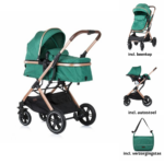 Kinderwagen Chipolino Zara Avocado met Autostoel Chipolino Avocado
