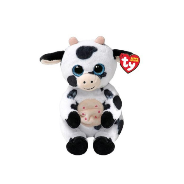Knuffel TY Beanie Herdly Cow - Afbeelding 1