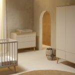 Babykamer Quax Flow Clay/Oak 2-deurskast