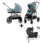 Kinderwagen Cybex Gazelle S Stormy Blue/Light Blue + Autostoel Jacky Pro 360°&Base