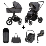Kinderwagen Muuvo Quick SE2 2-in-1 Set Diamond Graphite + Autostoel Maxi-Cosi Pebble 360&Base
