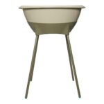 Bad Luma Olive Green + Badstandaard Dark Olive