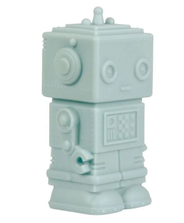 Nachtlampje A Little Lovely Company Robot Smokey Blue - Afbeelding 1