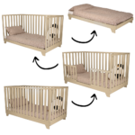 Meegroeiledikant Colorfull Home Lois V1 70x140 Sand