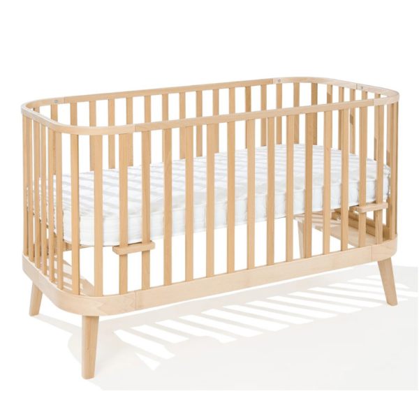 Set | Ledikant Principal 70x140 Natural met Matras - Afbeelding 1