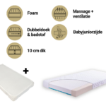 Set | Matras Ledikant Babymatex 60x120 Carpathia + Topper Delux Oxi Proof