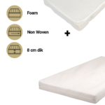 Set | Matras Ledikant Best Sleep 60x120 Comfort + Topper Delux Oxi Proof