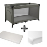 Campingbed Little Dutch Olijf incl. Tas + Campingbedmatras Job + Hoeslaken