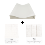 SET | Little Boo 10-delig | Aankleedkussen Clay/Luiers/Washandjes