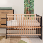 Babykamer Colorfull Home Lucas Beuken/Zwart (Ledikant + Commode)