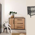 Babykamer Colorfull Home Lucas XL met Meegroeiledikant Luca V2 Pure Black
