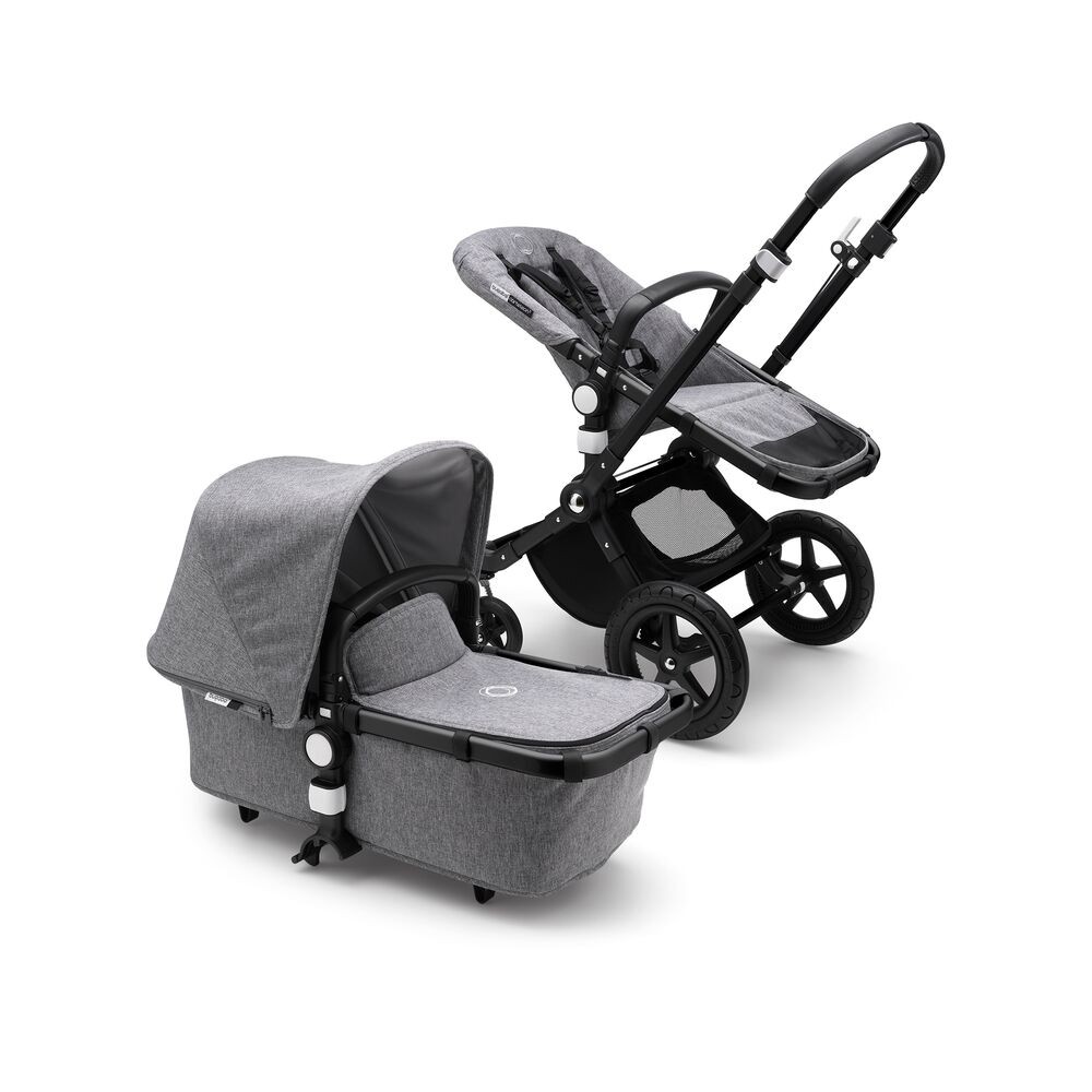 Bugaboo Cameleon3 Plus Grey Melange (Black Frame) - Afbeelding 1
