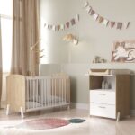 Babykamer Naili 2-delig (Ledikant 60x120 en Commode)