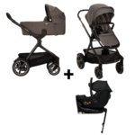 Set | Kinderwagen DEMI Next Thunder Incl. Autostoel Novi Jacky Pro I-Size&360 Base