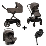Kinderwagen Nuna DEMI Next Thunder + Autostoel Nuna PIPA Next Thunder&Base Nuna 360 System