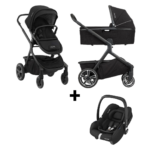 Kinderwagen Nuna Demi Grow Caviar + Autostoel Maxi-Cosi Cabriofix I-size