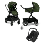 Kinderwagen Nuna Demi Grow Evergreen + Autostoel Maxi-Cosi Cabriofix I-size