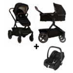 Kinderwagen Nuna Demi Grow Riveted + Autostoel Maxi-Cosi Cabriofix I-size