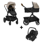 Kinderwagen Nuna Demi Grow Timber + Autostoel Maxi-Cosi Cabriofix I-size
