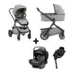 SET | Kinderwagen Nuna Demi Grow Frost Incl. Autostoel Nuna Pipa Next&Base Nuna 360 System