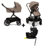 Set | Kinderwagen Demi Next Cedar Incl. Autostoel Novi Jacky Pro I-Size&360 Base