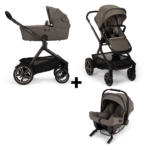 Kinderwagen Nuna DEMI Next Granite Black + Autostoel Nuna Pipa Urbn