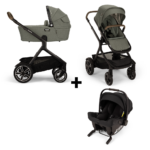 Kinderwagen Nuna DEMI Next Pine + Autostoel Nuna Pipa Urbn