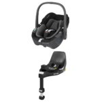 Autostoel Maxi-Cosi Pebble 360° Essential Black met FamilyFix 360°