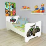 Kleuterbed Top Beds Happy 80x160 Tractors Incl. Matras
