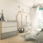 Doorgroeikamer Pinette (Ledikant + Commode)