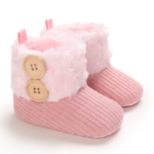 Mini Fashion™ - Altijd Warme Voeten - Kinder Winterschoenen Roze / 16 (0-6 maanden) | Educatief Speelgoed