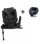 Autostoel Nuna Rebl Basq ISOFIX i-Size Caviar + Gratis Nuna Travel Pillow