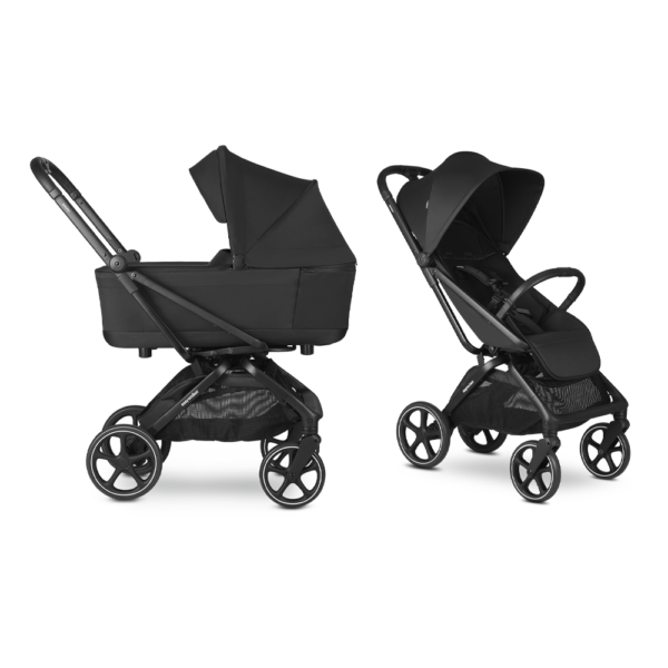 Buggy Easywalker Rockey L Pure Black + Reiswieg Pure Black - Afbeelding 1