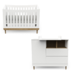 Babykamer Scandinave (Ledikant + Commode)