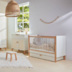 Babykamer Ratata Offwhite Beech (Ledikant + Commode)