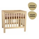 Set | Box Bart Naturel Incl. Boxmatras Comfort en Boxkleed Minimal