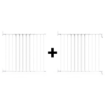 Set | 2 x Traphek Baaloo Powerfix Metaal Wit 60-107cm