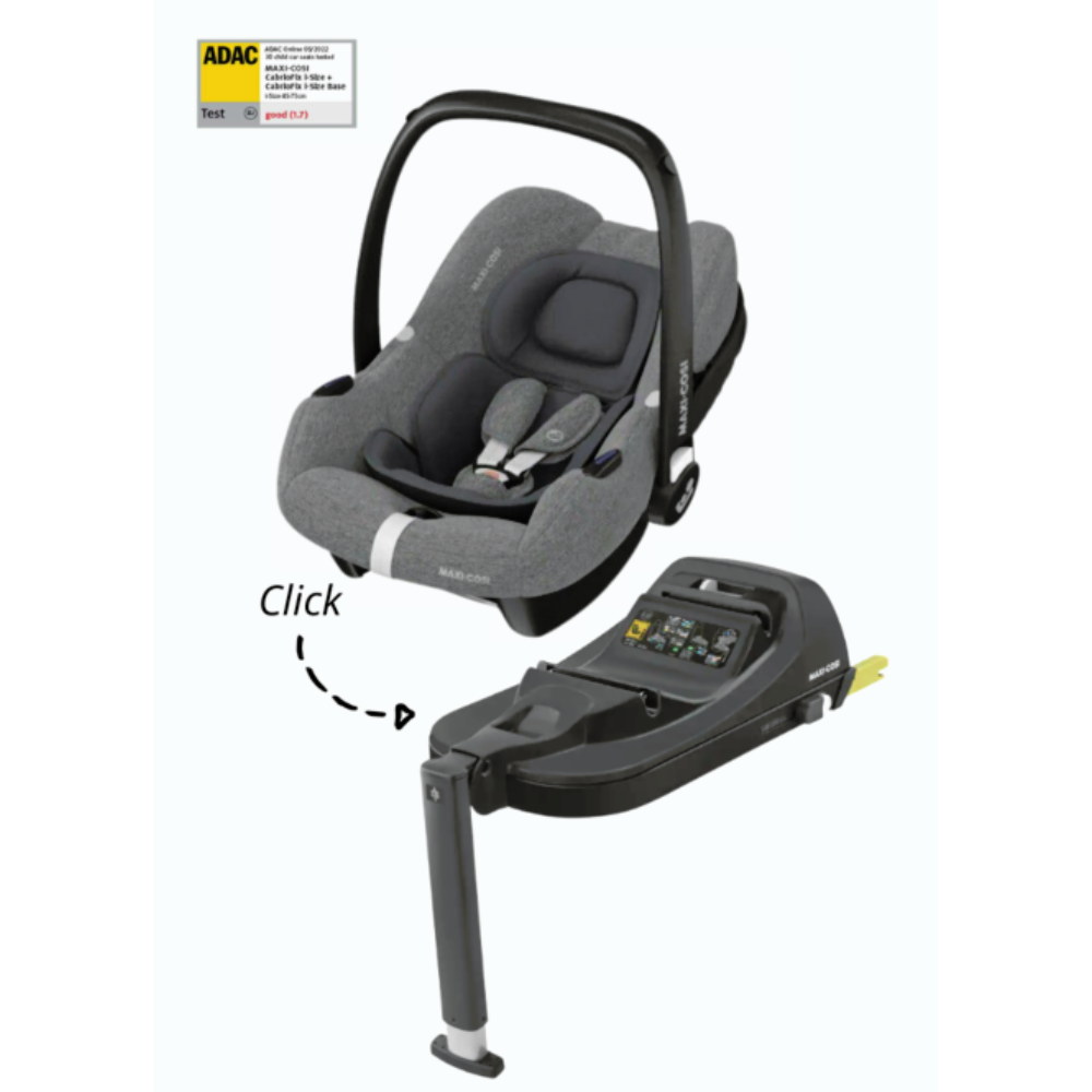 Set | Autostoel Maxi-Cosi CabrioFix I-Size Select Grey met Isofixbase Set | Autostoel Maxi-Cosi CabrioFix I-Size Select Grey met Isofixbase - Afbeelding 1
