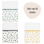 Set | Laken Ledikant Briljant Baby 100x150 Flocks 3st.