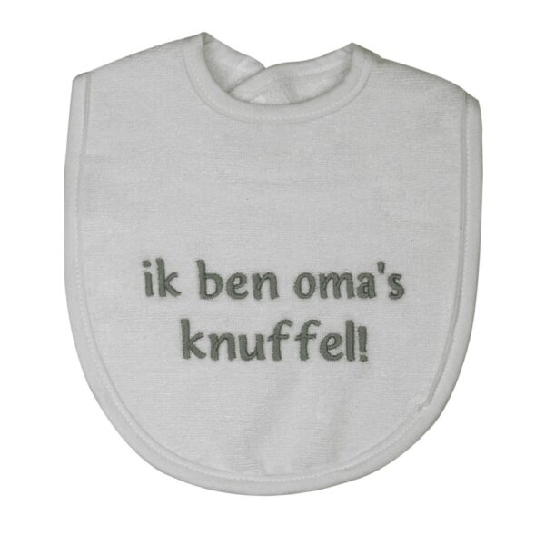 Slabber Petit Villain Oma's Knuffel Wit - Afbeelding 1