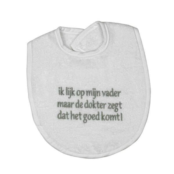 Slabber Petit Villain Ik Lijk Op Mijn Vader Wit - Afbeelding 1