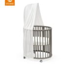 Mini Bed Stokke® Sleepi™ V3 Hazy Grey incl. Matras + Piekstok en Sluier